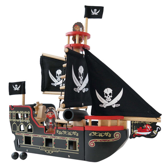 Pirate Ship Toys - Set Sail in a Wooden Pirate Ship