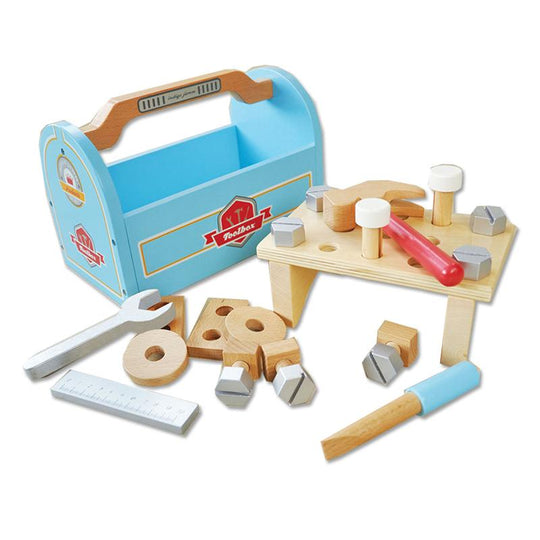Kids Wooden Tool Benches - Construction Fun With Wooden Tool Boxes