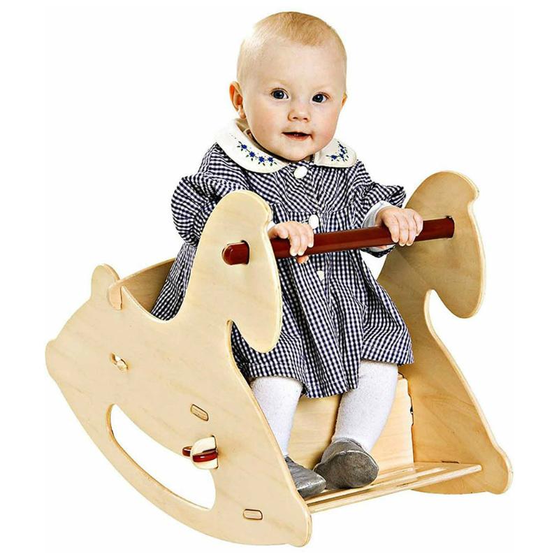 Moover Rocking Horse Natural | Wooden Wonderland