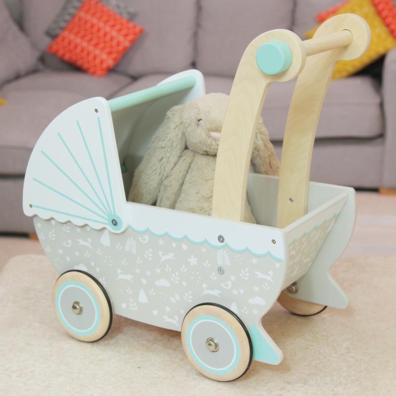 Indigo Jamm Petworth Doll Pram | Wooden Wonderland