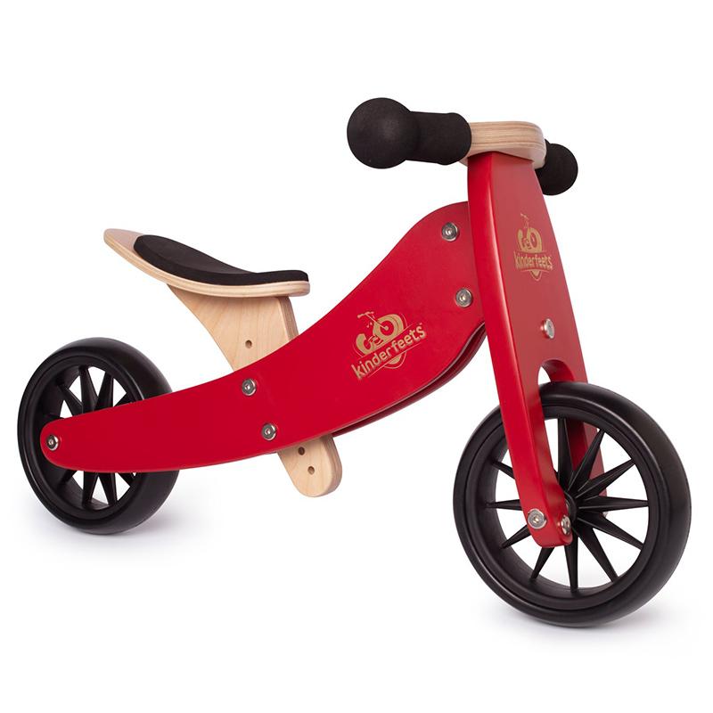 kinderfeets retro wooden balance bike